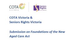 Submission on Foundation of the New Aged Care Act preview image