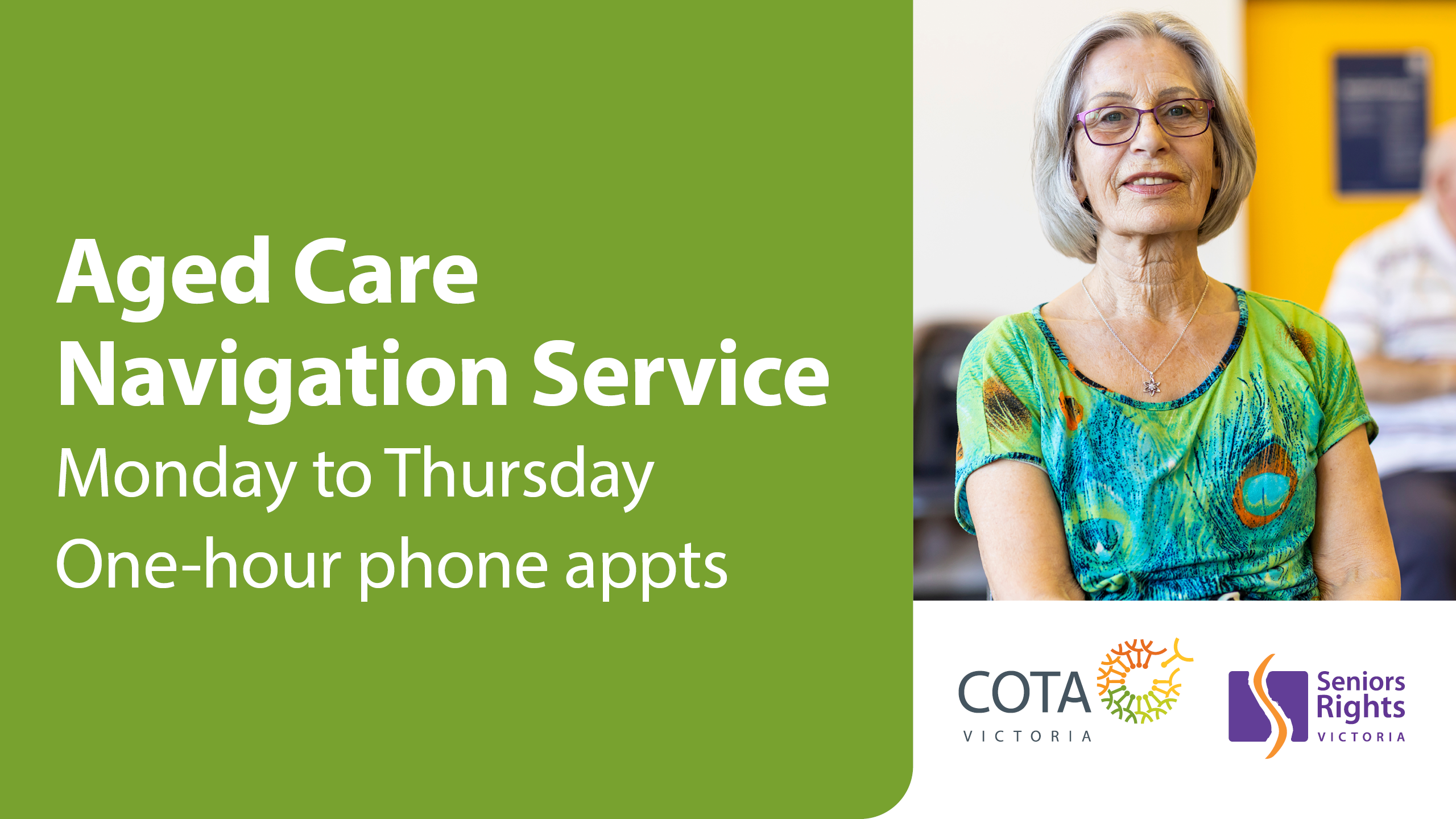 Aged Care Navigation Service: Free, one-hour phone appointments
